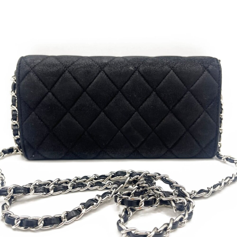 Chanel CC Wild Stitch Lambskin Wallet on Chain Shoulder Crossbody - Picture 2 of 10